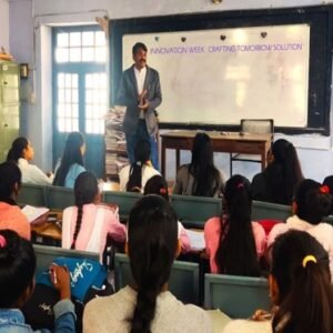 ‘इनोवेशन वीक : क्राफ्टिंग टुमारो सॉलूशन’ वर्कशॉप का हुआ आयोजन