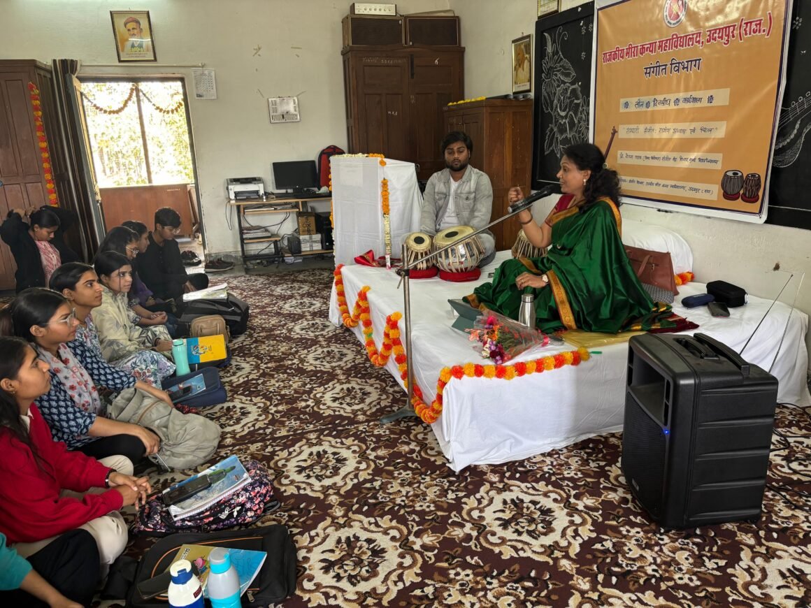 तीन दिवसीय कार्यशाला “रागदारी संगीत: रागांग अभ्यास एवं चिंतन” का शुभारंभ