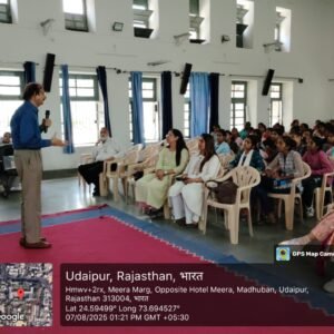 नशा मुक्ति केंद्र के तत्वावधान में प्रथम व्याख्यान एवं संवाद कार्यक्रम आयोजित