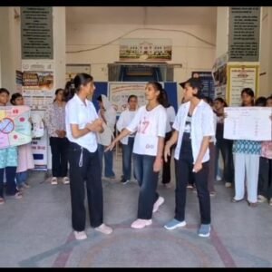 राजकीय मीरा कन्या महाविद्यालय नयी किरण नशा मुक्ति केंद्र के तत्वाधान में नशा मुक्ति नुक्कड़ नाटक द्वारा समाज को नशा मुक्त समाज – स्वस्थ युवा – उज्ज्वल भविष्य का संदेश दिया गया l